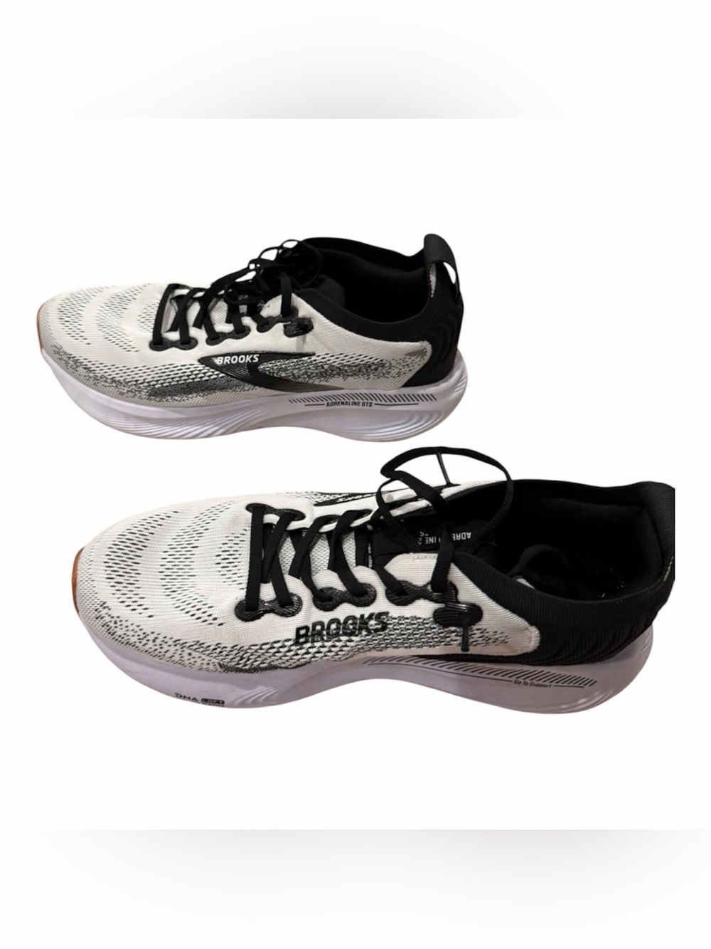 Brooks Adrenaline GTS White and Black Men’s Running Shoes
